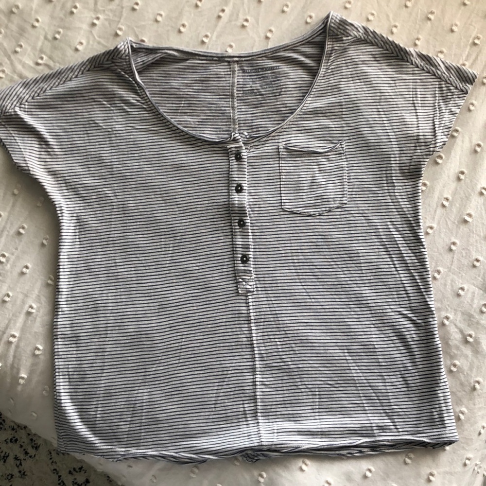 Melrose and Market Striped Tee